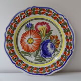 Numbered Henriot Quimper plate