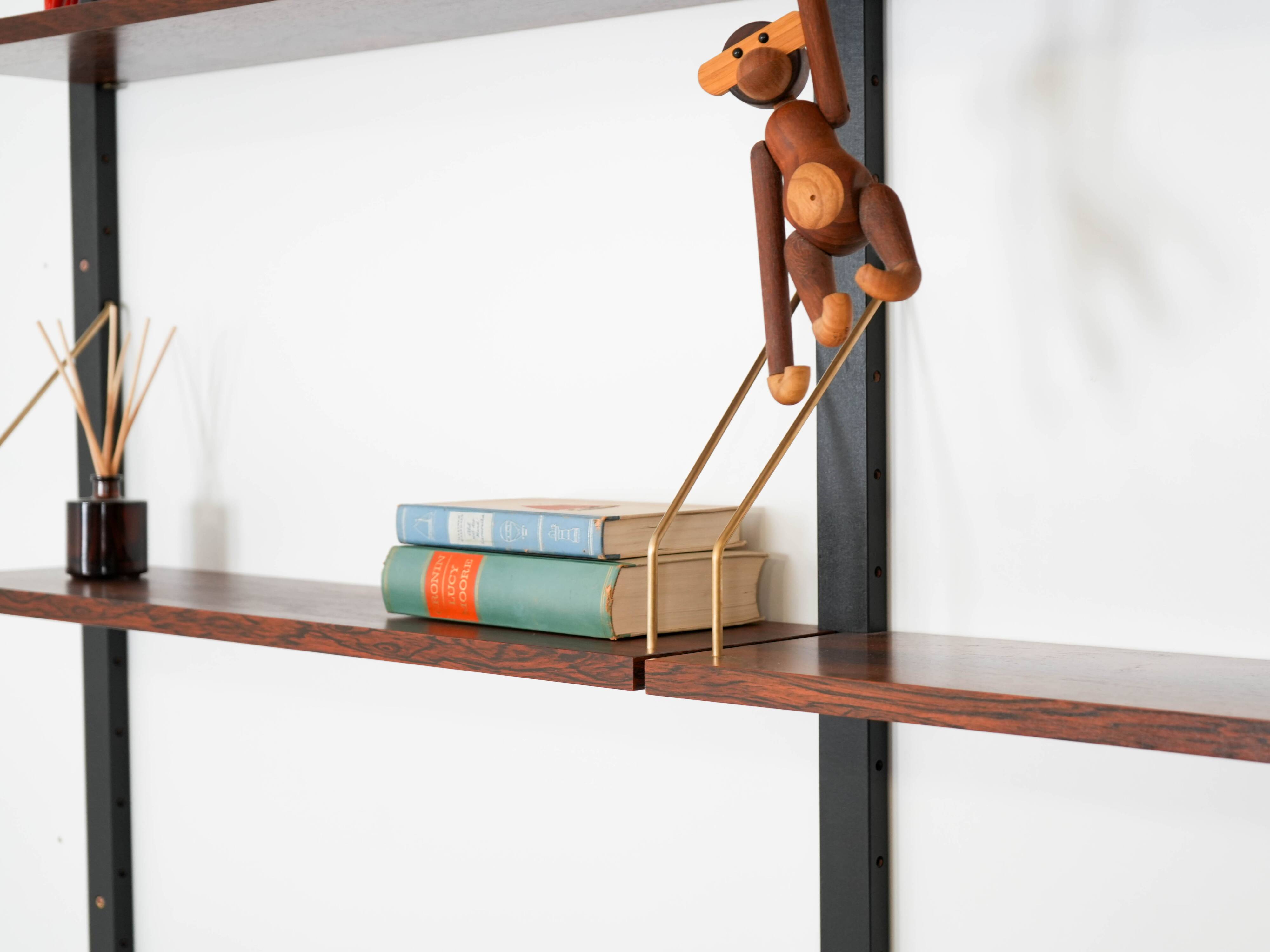 PS System rosewood bookcase, Danish design, 1960s, manufactured by Randers