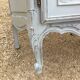 Louis XV style sideboard in cherry wood, revamped with Versailles parquet flooring