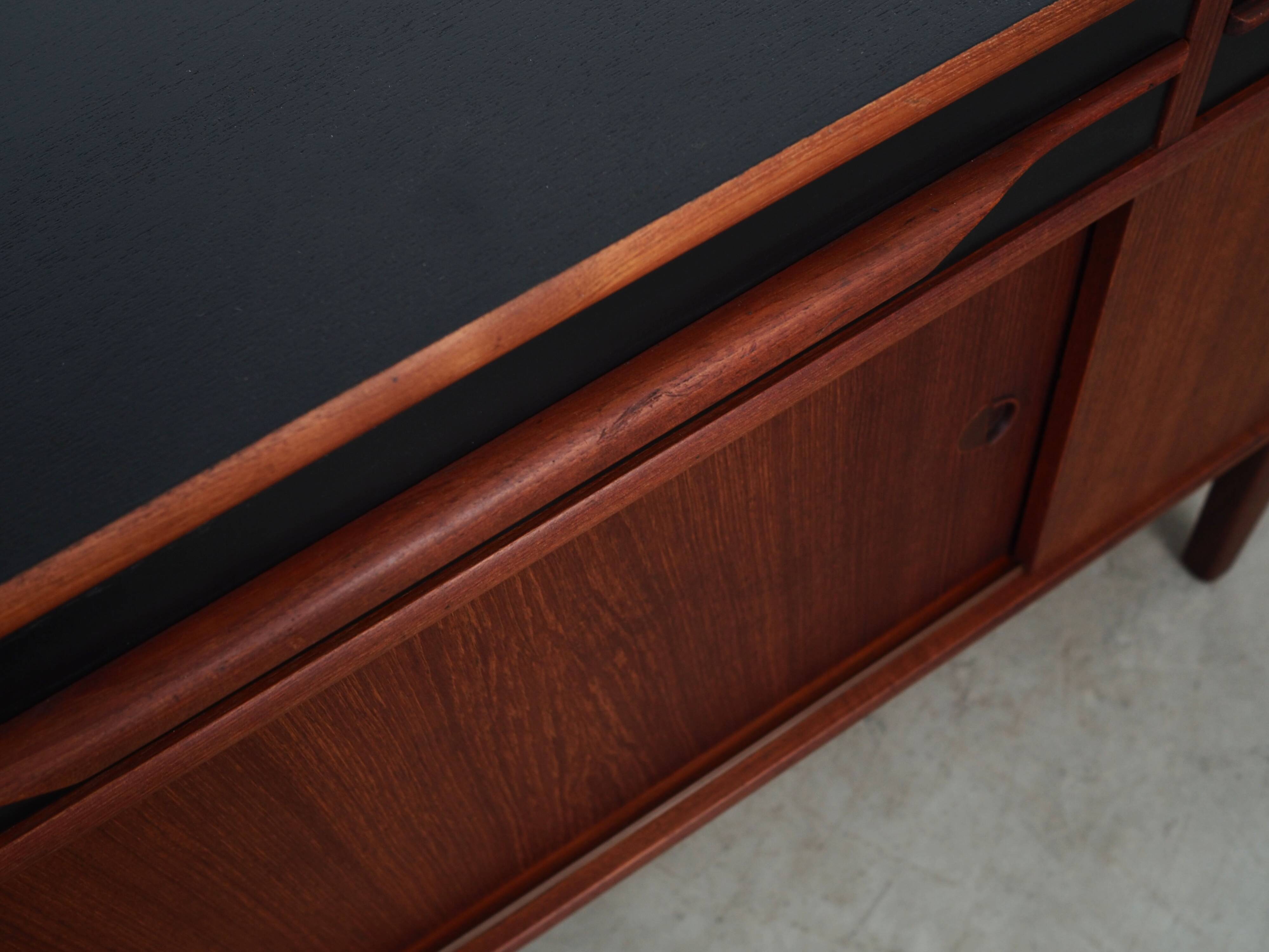 Teak sideboard, Danish design, 1970s, produced in Denmark