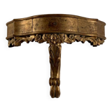 gilded wood console
