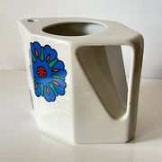 Vintage Villeroy & Boch Acapulco style pitcher/carafe – floral porcelain