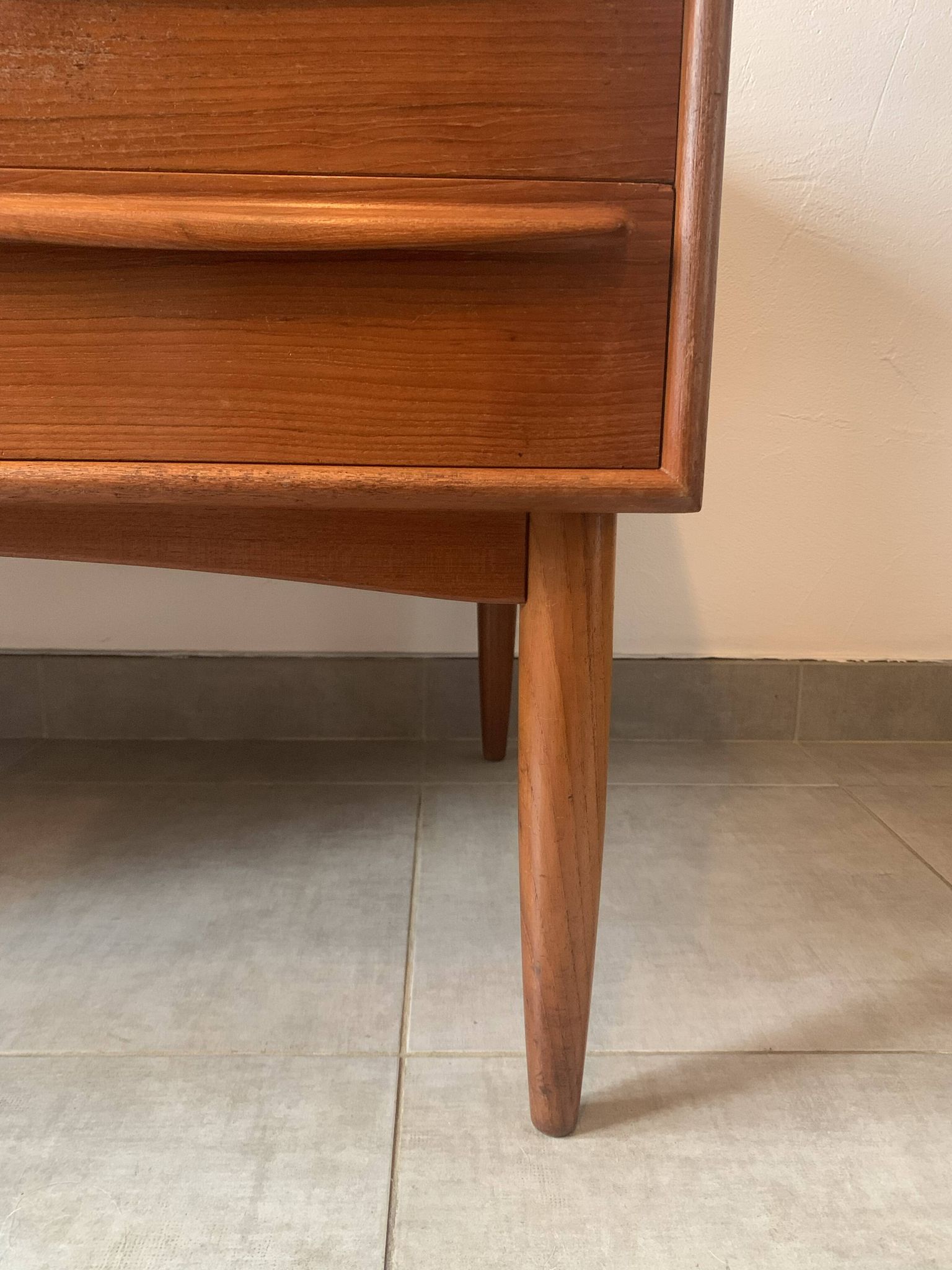 Bureau danois Falster en Teck par Svend Madsen, années 60