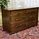 Art Deco style commode from the 1950s in walnut and oak - American manufacturer