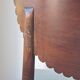 Pair of mahogany gondola chairs – Empire style – 20th century, restored