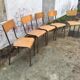 Old vintage school chairs Mullca 511