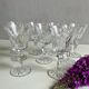 9 St Louis crystal wine glasses
