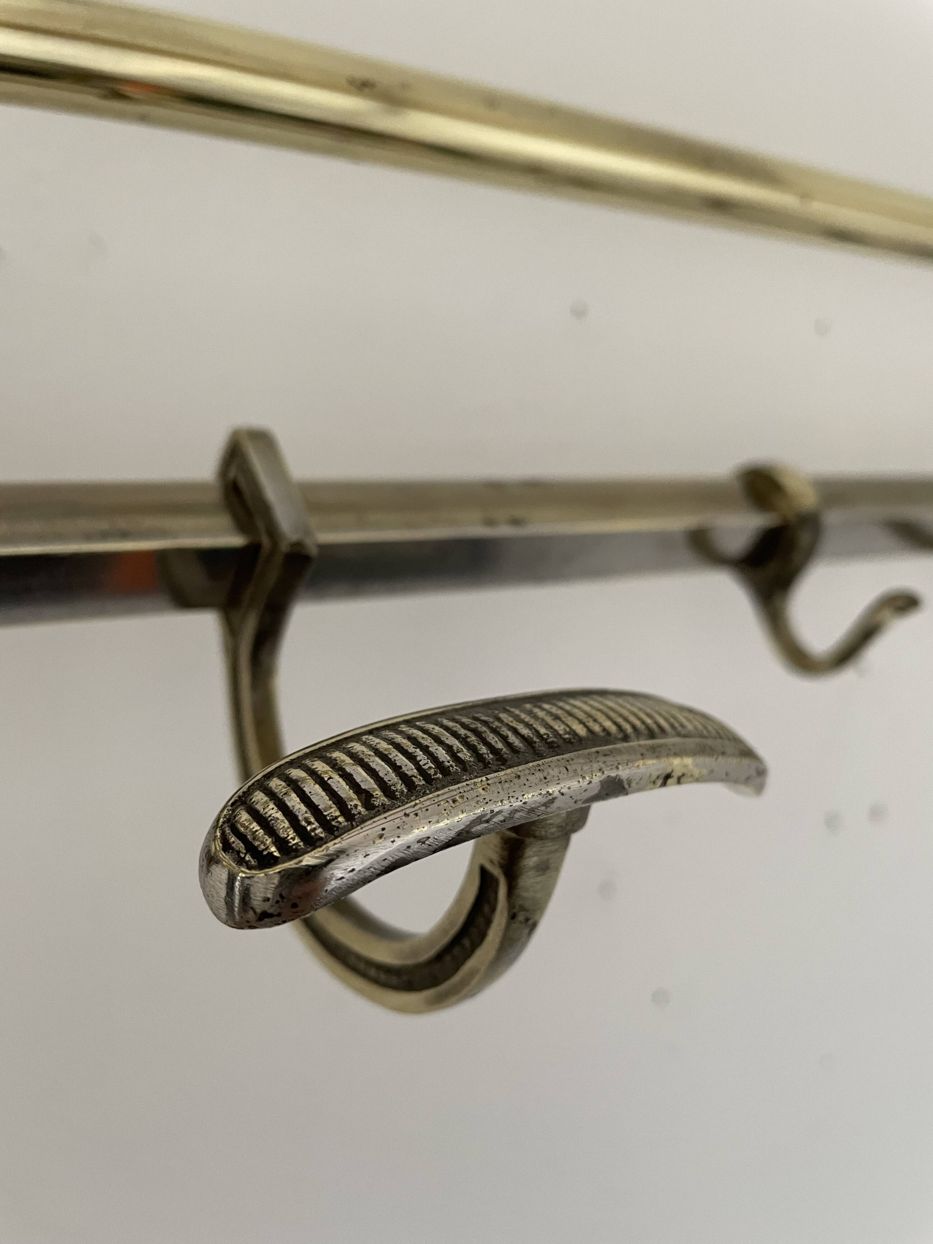 Wall coat rack, circa 1920