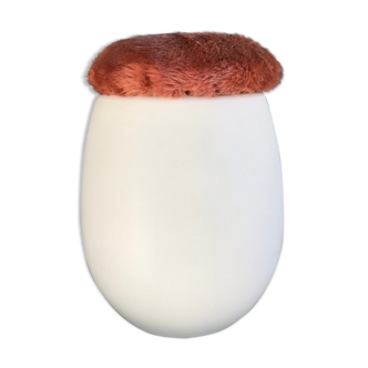 Pouf vintage "Oeuf" Allibert