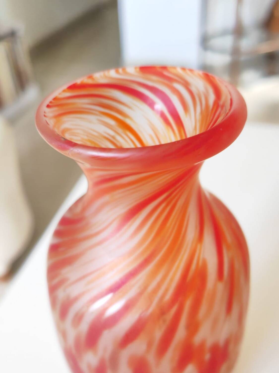Glass paste vase