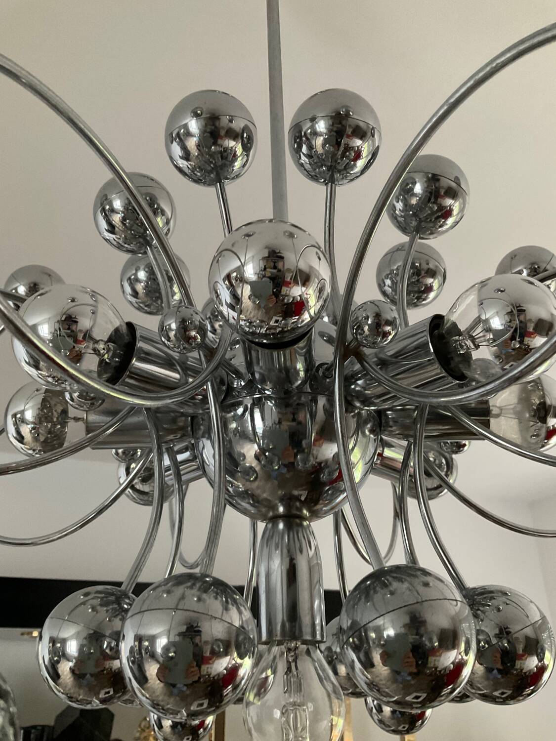 Vintage Sputnik chandelier from the 60s-70s