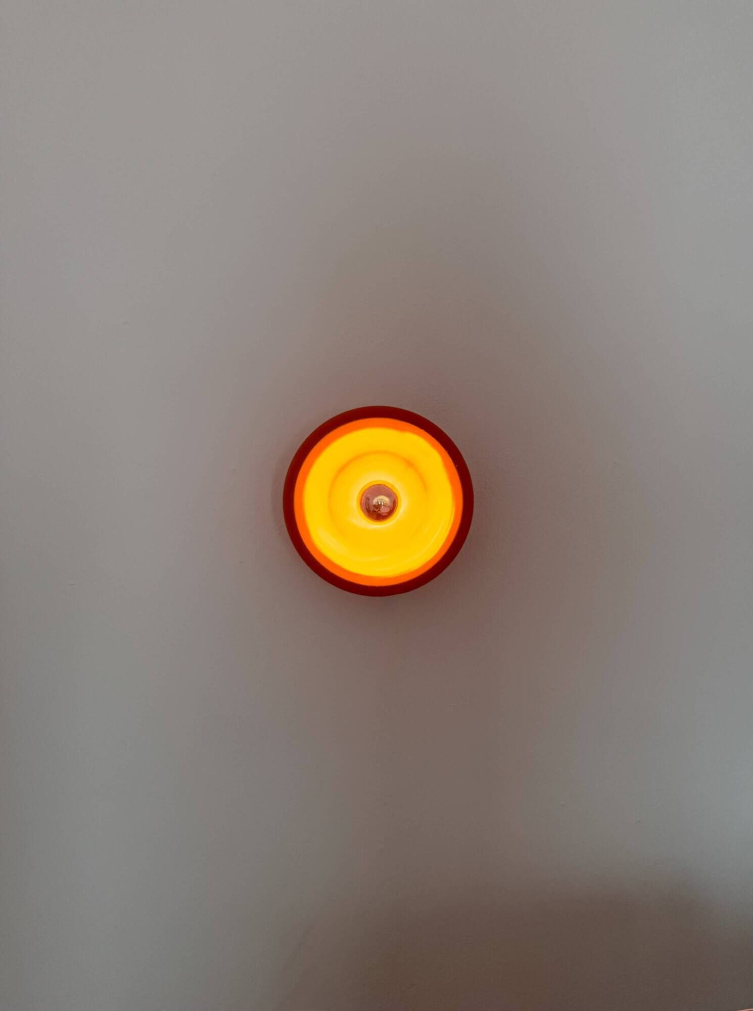 1970s XL Ufo Wall or Ceiling Lamp from Staff