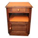 Art Deco orange bedside table