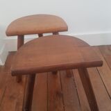Set of 2 tripod stools