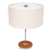 Table or Desk lamp Leather inlay attrib to J.T.Kalmer 1960s