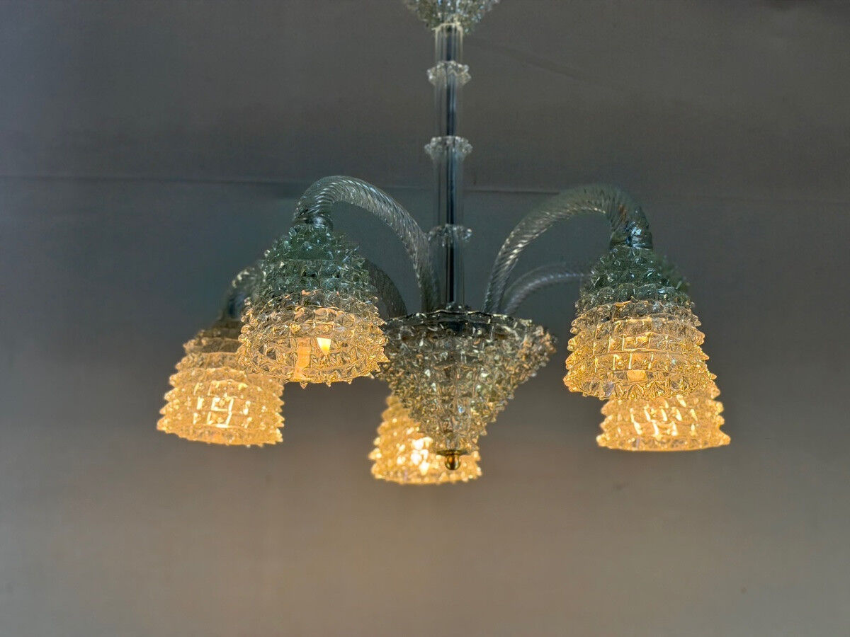 Venetian lustre model Rostrato by Barovier and Toso, circa 1930.