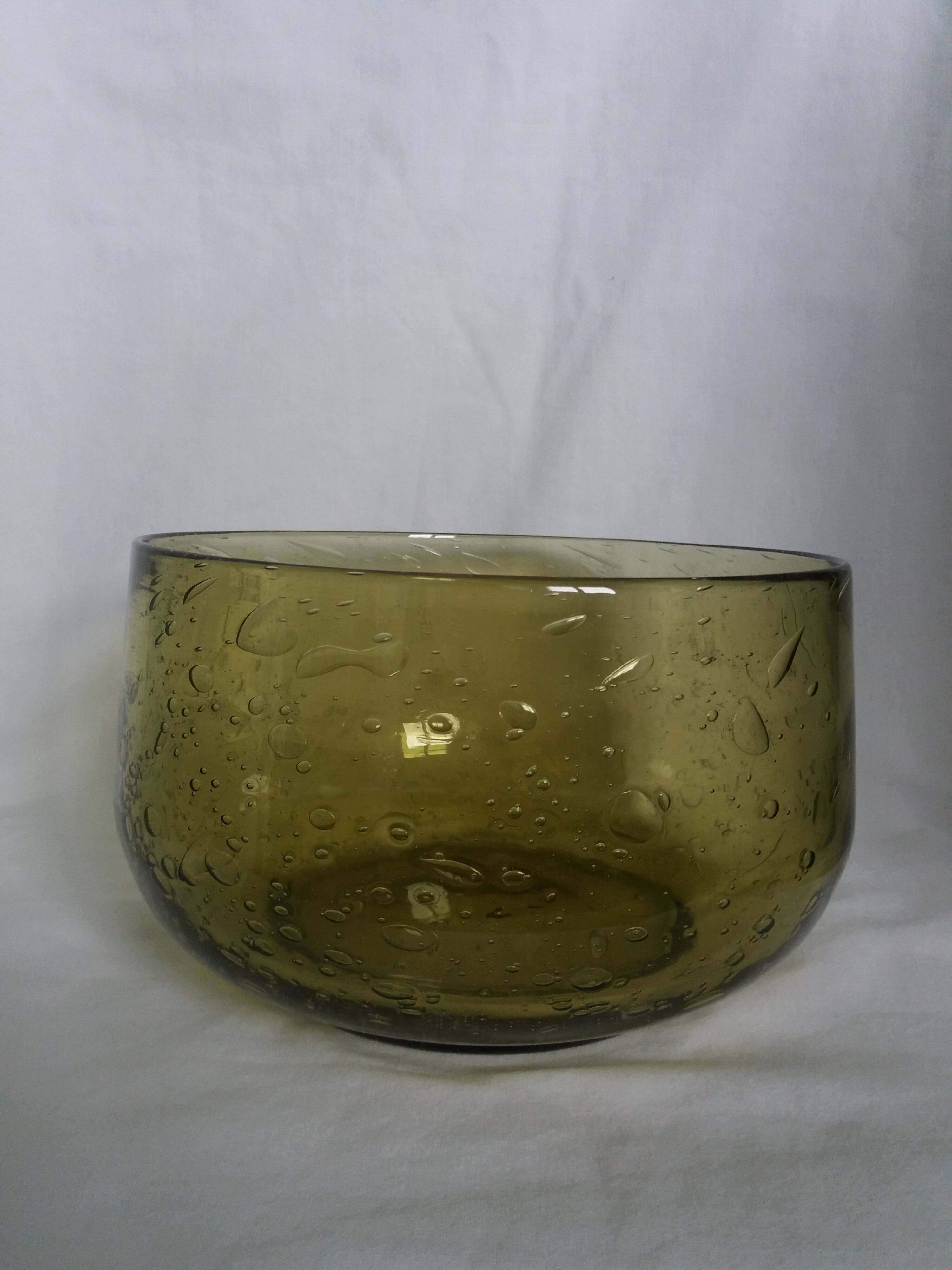 Biot bubble glass salad bowl