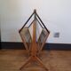Vintage Lacca style magazine rack