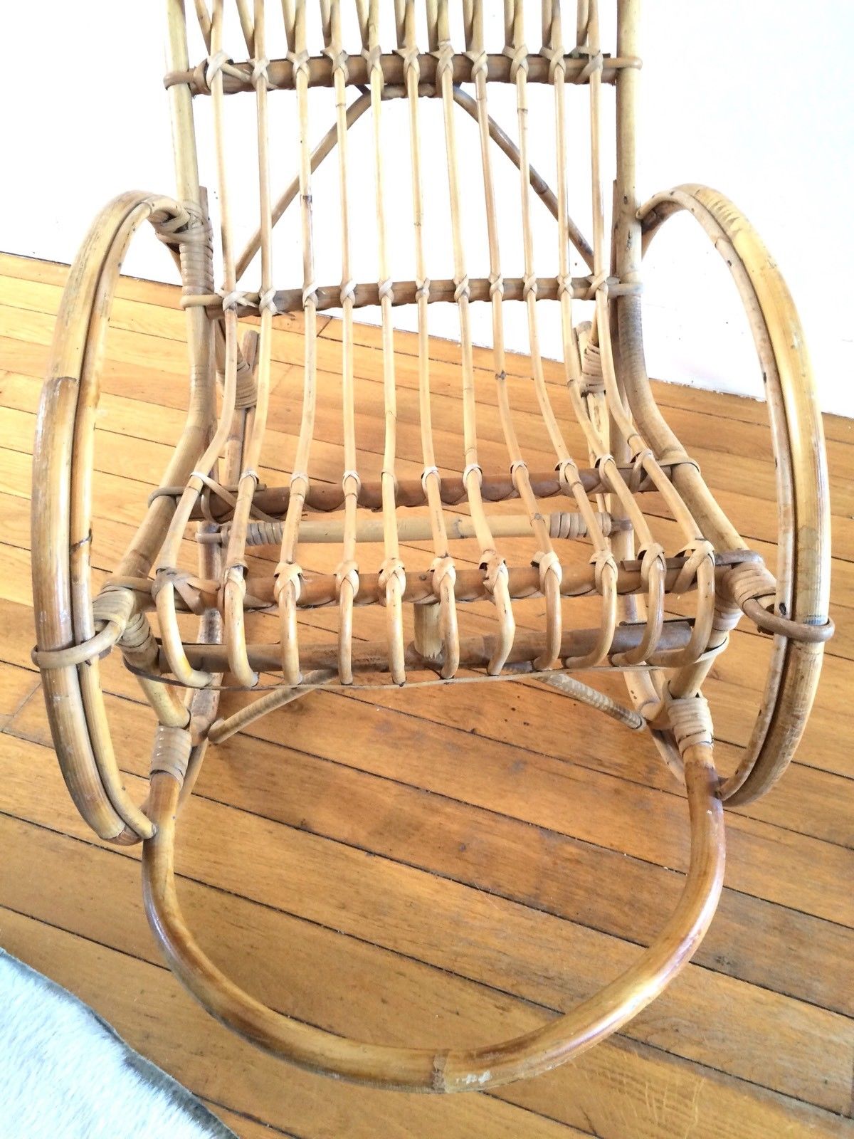 Rattan rocking chair