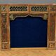 Wooden sculpted and polychrome architectural entourage – Orientalist work