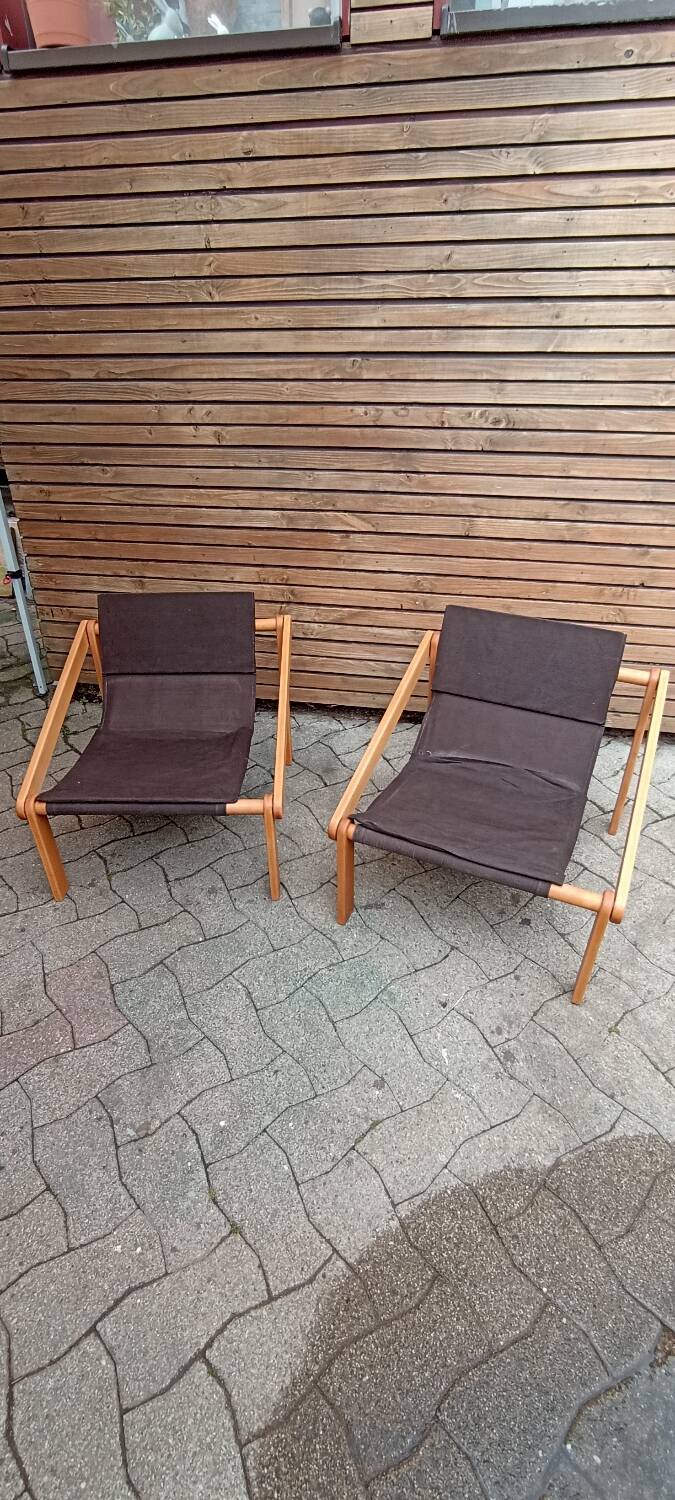 Vintage Scandinavian armchairs