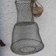 Panier de pêche goujonnière pécheur vintage