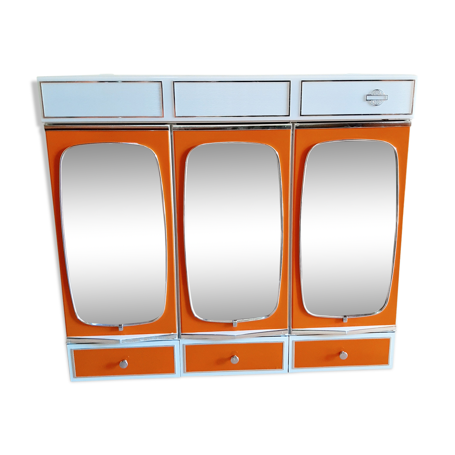 Armoire miroir de salle de bain 1970