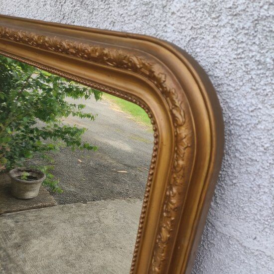 Large antique mirror Louis Philippe