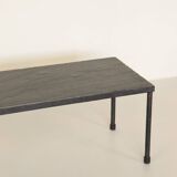 Minimalist slate coffee table