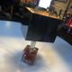Table Lamp • Cube • Fractal Resin • Polished Steel • Chrome • 1970