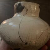 Small raku vase