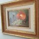 Oil painting on cardboard small format still life