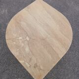 Travertine coffee table