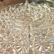 Vintage pedestal serving dish
