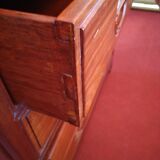 Chest of drawers 60s in exotic wood