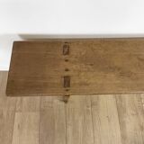 Banc de ferme ancien 2 mètres