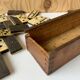 Boite de dominos vintage