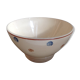 Old pea Bowl and edging Brown Sarreguemines/vintage years 50-60