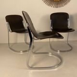 Suite de 5 chaises Cidue, Italie 1970