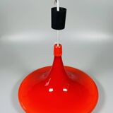1960s/70s UFO Ceiling Lamp Hanging Lamp by Doria Leuchten Glass Space Age