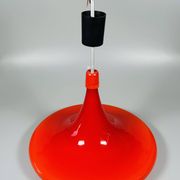 1960s/70s UFO Ceiling Lamp Hanging Lamp by Doria Leuchten Glass Space Age
