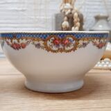 Set 3 bols porcelaine guirlande de fleurs