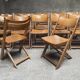 Set of 50 vintage 1950 bistro chairs foldable and stackable
