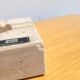 Travertine ashtray by Cerri Nestore (damaged)