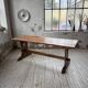 Monastery-style farmhouse table, pine, 210cm