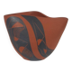 Vintage ceramic vase with sgraffito decoration, Rudi Stahl, Germany, 1950s.