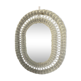 Rattan mirror