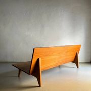 Teak daybed sofa by Gustaf Hiort Af Ornäs | Finland | 1950s
