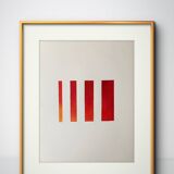 Minimalist geometric painting