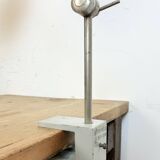 Grey Industrial Factory Office Desk Lamp from Elektrosvit, 1970s